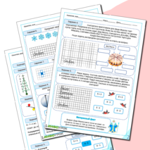 Рабочий лист по математике «Решение текстовых задач»для 1 класса.