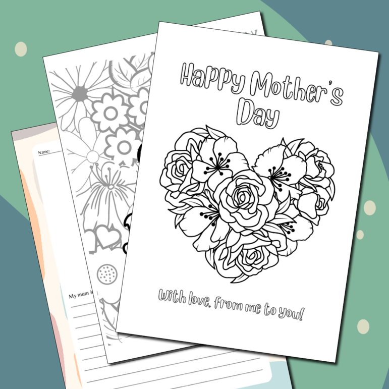 Открытка на английском языке «Ко дню мамы»