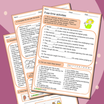 Free-time activities. Занятия в свободное время