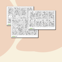 Мотивационные закладки раскраски антистресс