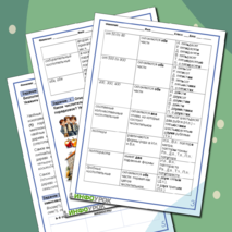 Рабочий лист: повторение-обобщение по теме 