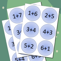 Дидактическая игра по математике «Снеговик». Счёт в пределах 10.