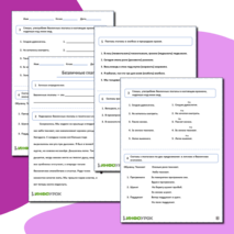 Рабочий лист 