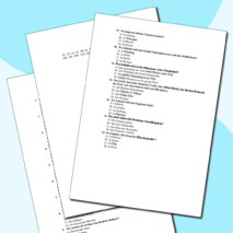 Тест на немецком языке по теме 