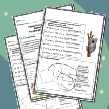 Рабочий лист по географии «Австралия и Океания. История открытия. Географическое положение»