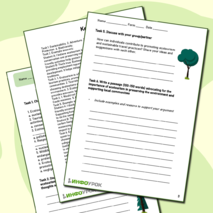 Рабочий лист «Ecotourism» («Экотуризм»)