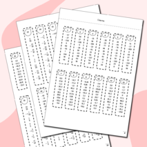 Тренажер, карточки пятиминутки, карточки вклейки в тетрадь 