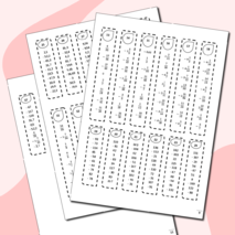 Тренажер, карточки пятиминутки, карточки вклейки в тетрадь 