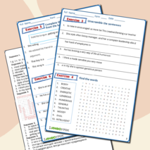 Рабочий лист «Внешность и характер человека (литературного персонажа). (черты характера)» (Appearance and character of a person (literary character). (character))