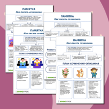 Памятка. Как писать сочинение. Русский язык .10-11 класс.