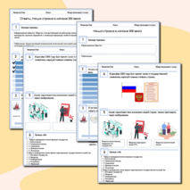 Рабочий лист по обществознанию. Наша страна в начале XXI века.