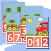 Лента цифр. Для детского сада и начальной школы.