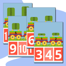 Лента цифр. Для детского сада и начальной школы.