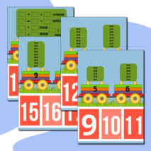 Лента цифр. Для детского сада и начальной школы.