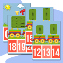 Лента цифр. Для детского сада и начальной школы.