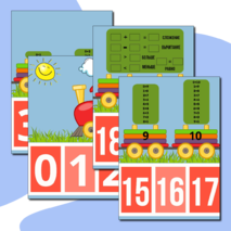 Лента цифр. Для детского сада и начальной школы.