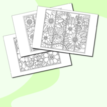 Закладки - раскраски 