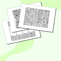 Закладки - раскраски 