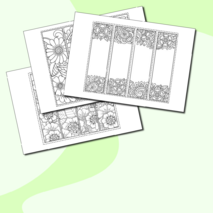 Закладки - раскраски 