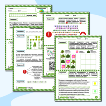 Рабочий лист по скорочтению «Растения вокруг нас»