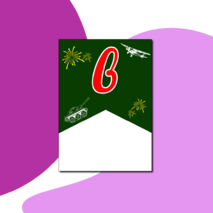 Флажки-растяжка к 23 февраля