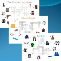 Комплект кроссвордов по английскому языку