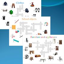 Комплект кроссвордов по английскому языку