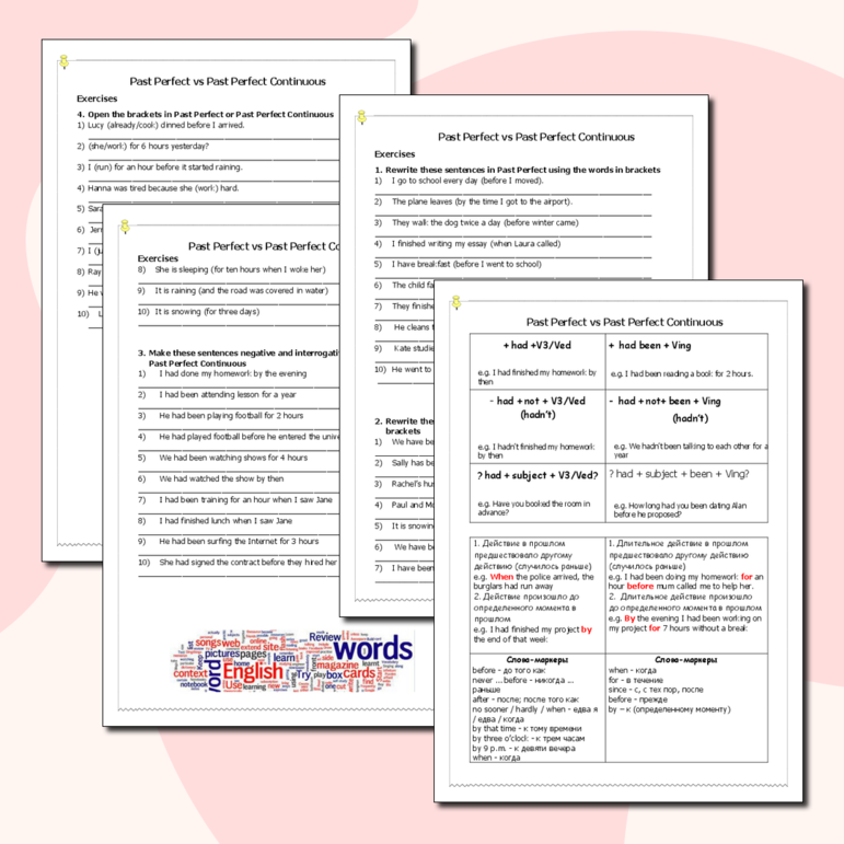 Past Perfect vs Past Perfect Continuous