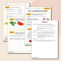 Рабочий лист по биологии на тему: 