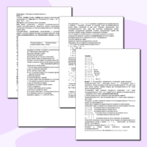 Конспект урока 