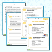 Рабочий лист «School Uniform (Школьная форма)»