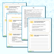 Рабочий лист «School Uniform (Школьная форма)»