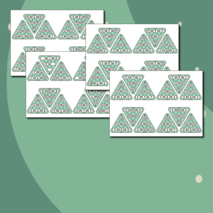 Пирамиды сложения до 50 - карточки (54 шт.)