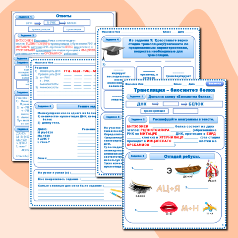 Рабочий лист