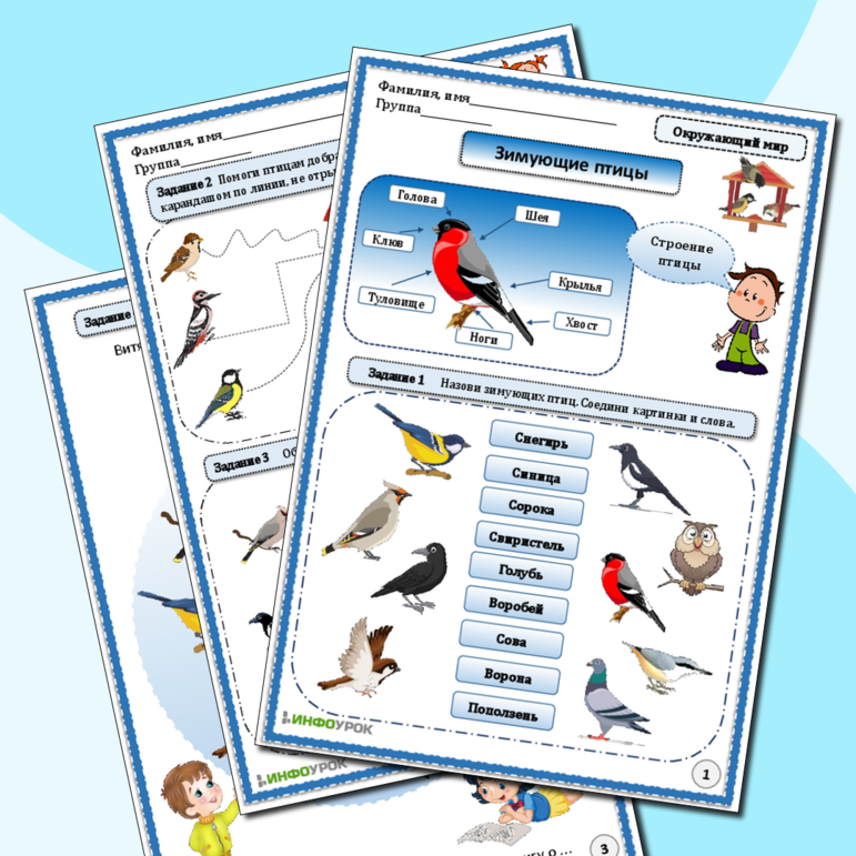 Рабочие листы к занятию по теме: 