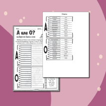 А или О - выбери из банка слов