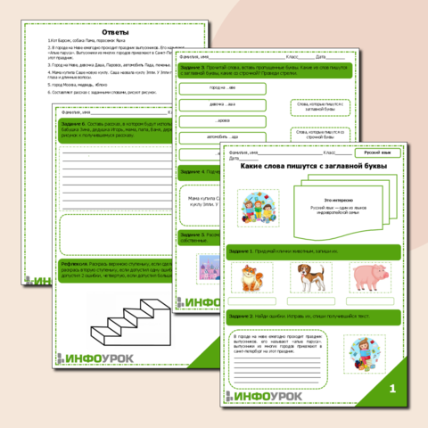 Заглавные буквы. Какие слова пишутся с заглавной буквы