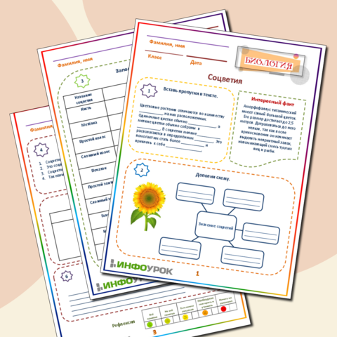 Рабочий лист по биологии 