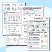 Рабочий лист по английскому языку «Was and Were (Questions) / Глаголы Was и Were в вопросительных предложениях»