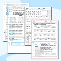 Рабочий лист по английскому языку «Was and Were (Questions) / Глаголы Was и Were в вопросительных предложениях»