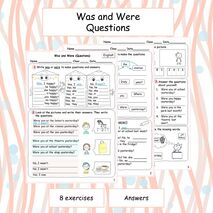 Рабочий лист по английскому языку «Was and Were (Questions) / Глаголы Was и Were в вопросительных предложениях»