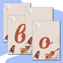 Растяжка на печатной основе «Посвящение в юные музыканты»