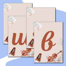 Растяжка на печатной основе «Посвящение в юные музыканты»