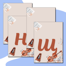 Растяжка на печатной основе «Посвящение в юные музыканты»