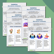 Памятка. Как писать сочинение. Русский язык .10-11 класс.