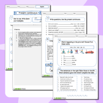 Present Continuous (настоящее длительное)