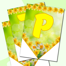 Тематическая праздничная растяжка-гирлянда 