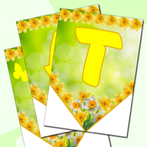 Тематическая праздничная растяжка-гирлянда 