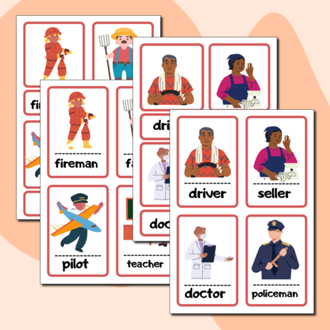 Карточки. Слова на тему 