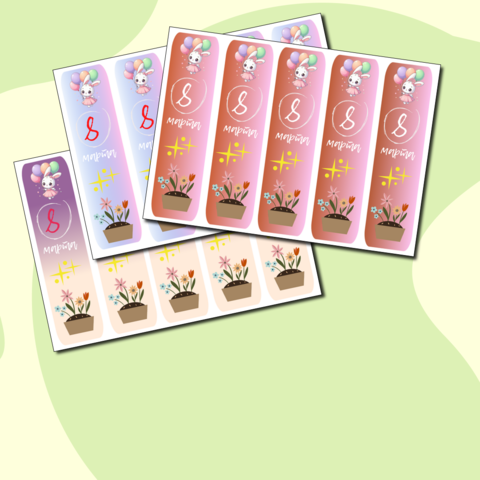 Закладки для девочек. 8 марта.